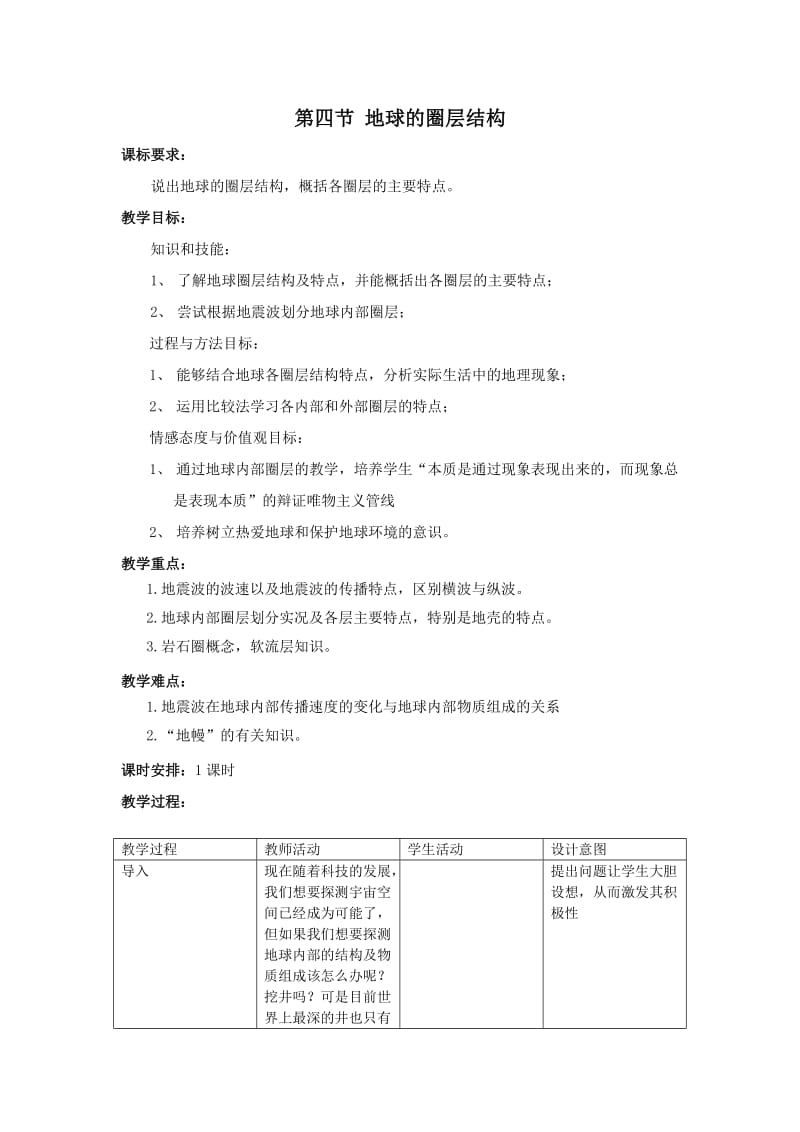 滁州中学第一次地理汇报课地球的圈层结构.doc_第2页