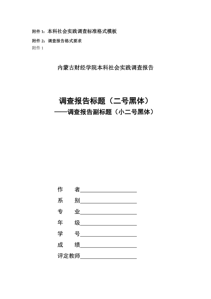 经济学院调查报告实施细则和格式要求.doc_第3页