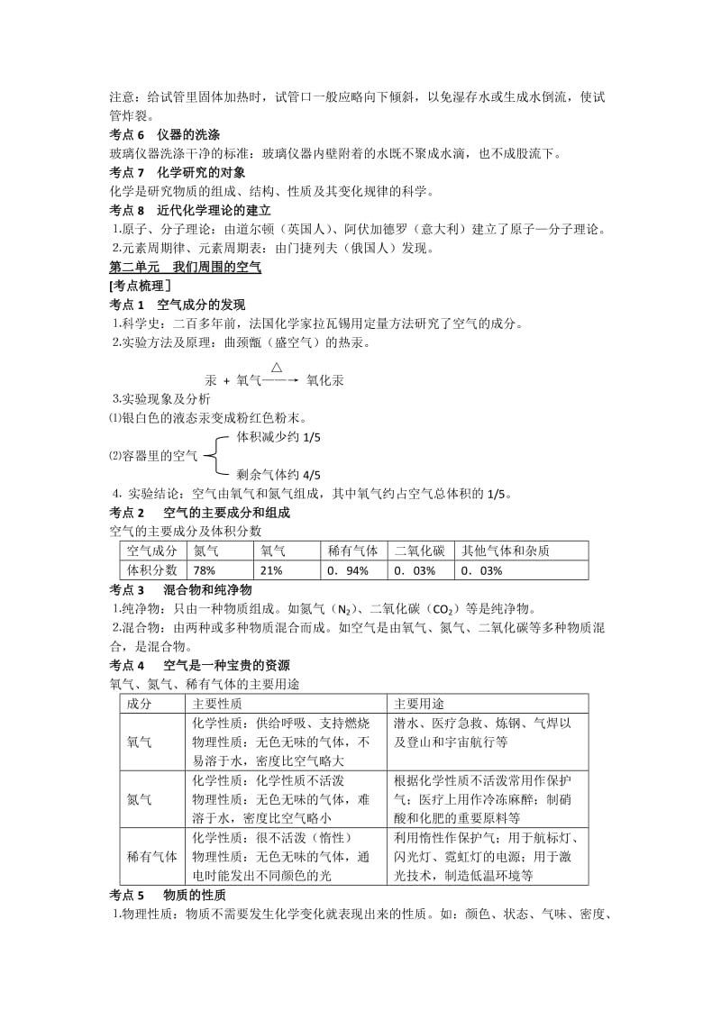 九年级化学中考化学考点总结.doc_第3页