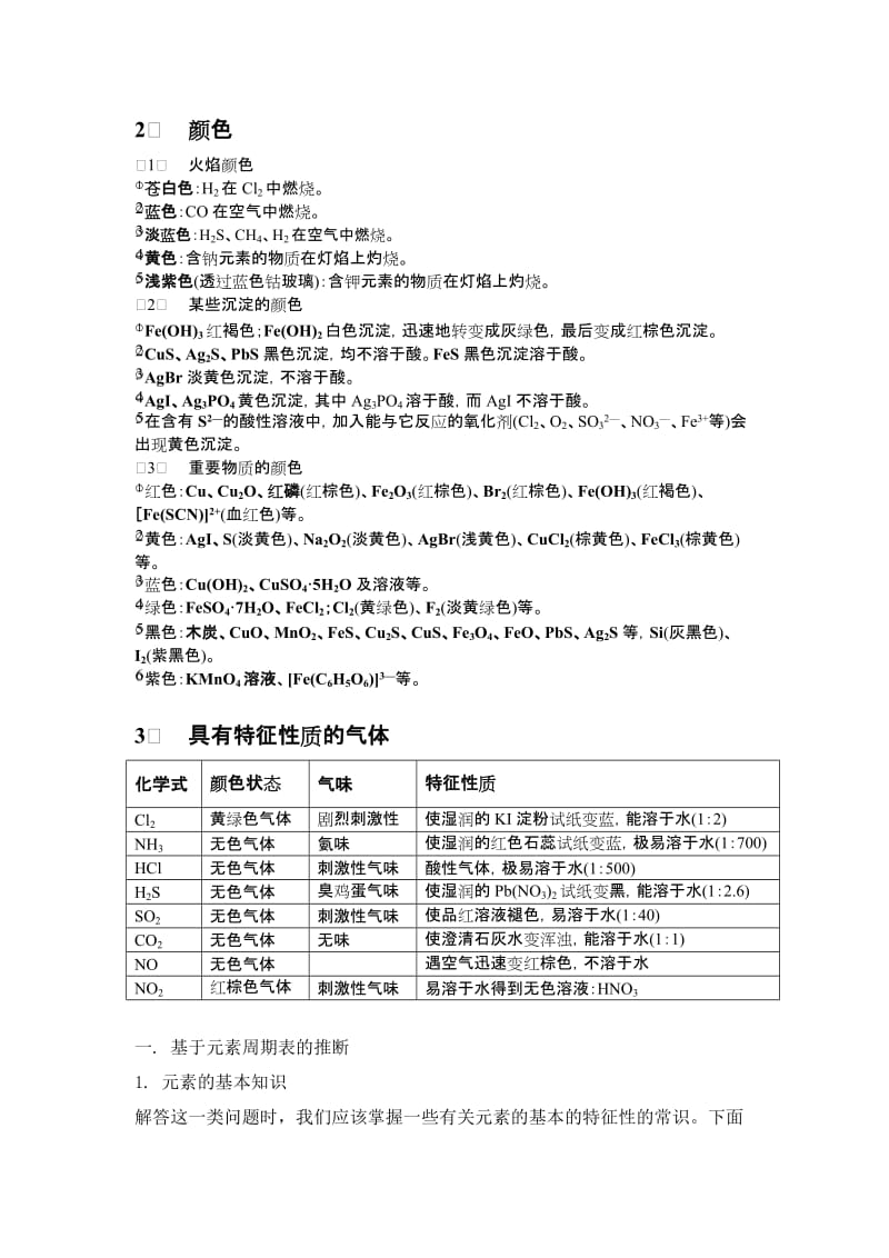 高中化学推断资料总结(打印版).doc_第3页