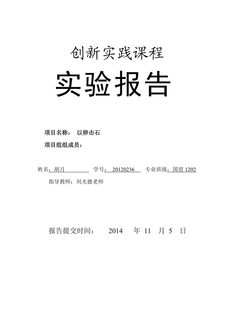 创新实践报告以卵击石.docx_第1页