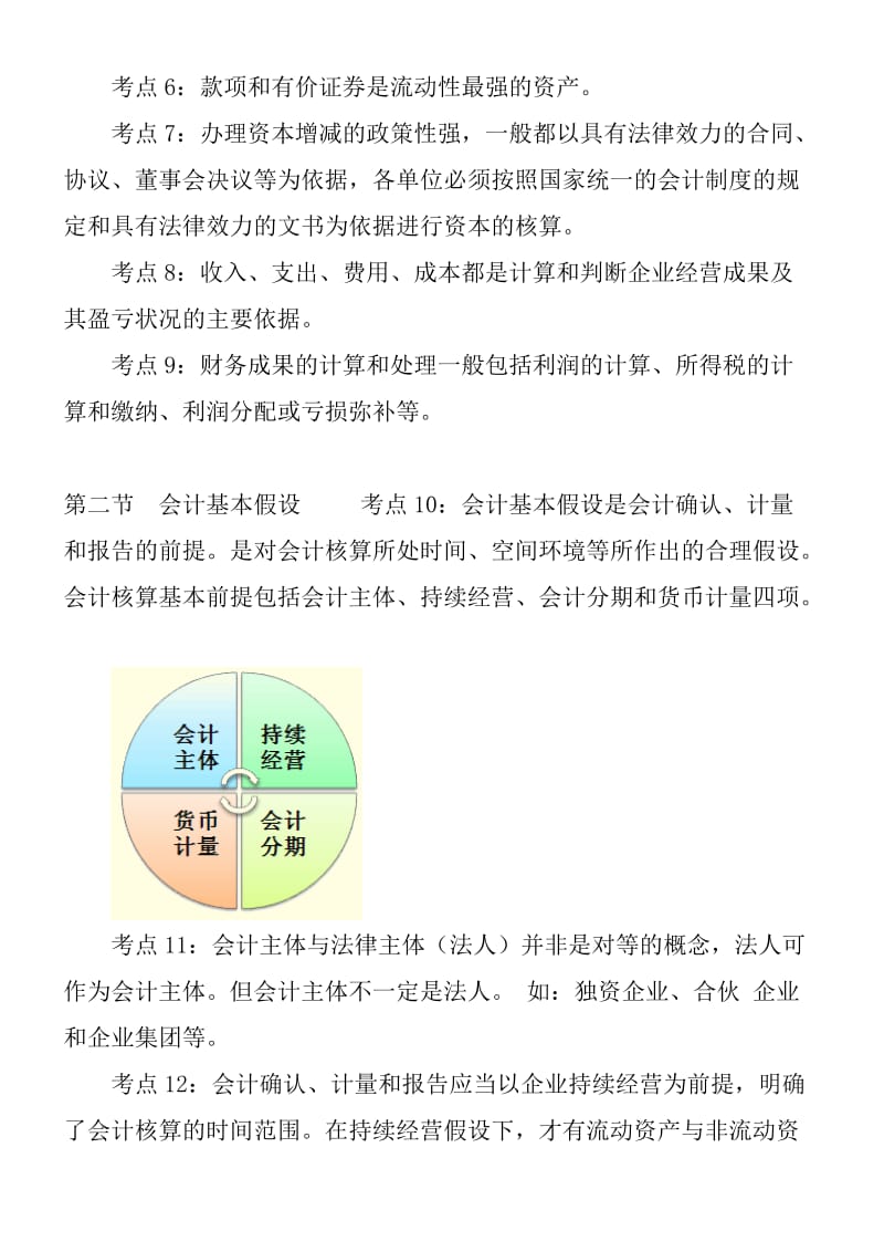 2011会计基础各章考点总结.doc_第2页