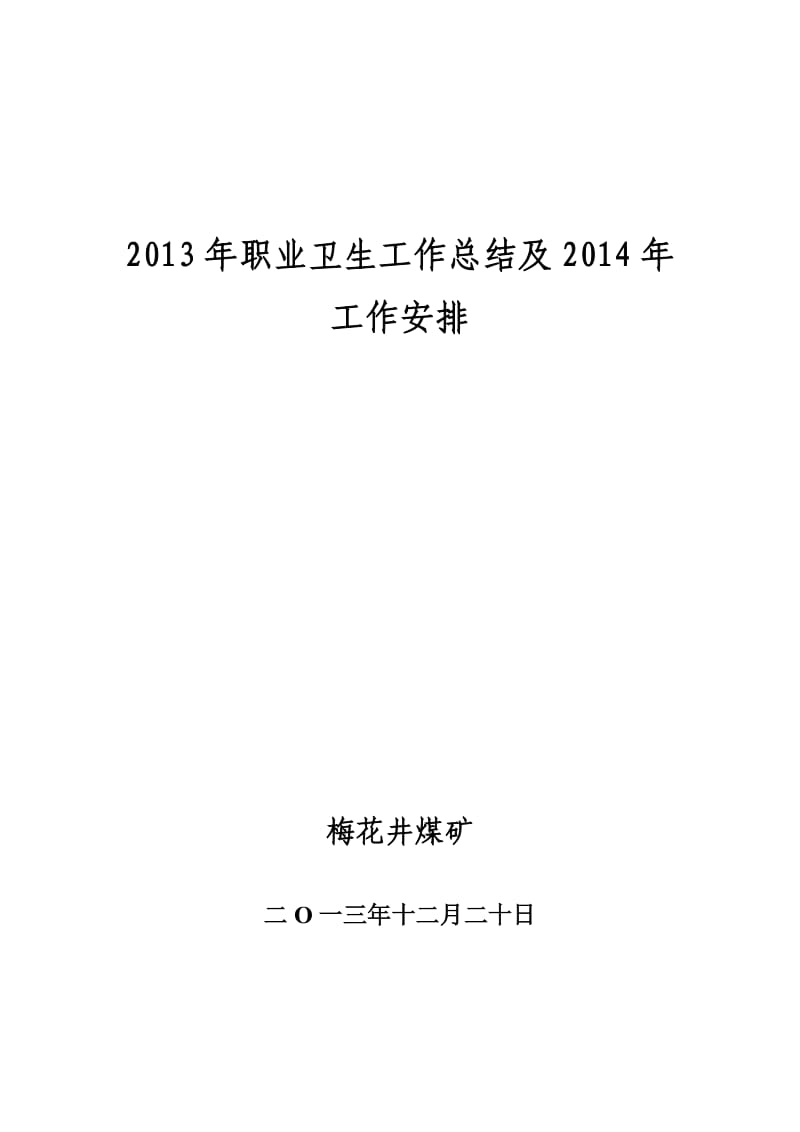 2013年职业健康工作总结.doc_第1页