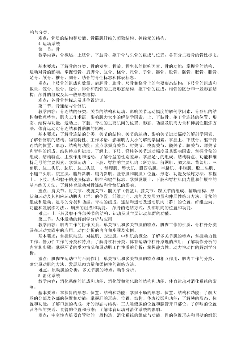 《运动解剖学》理论课程教学大纲2013.doc_第2页