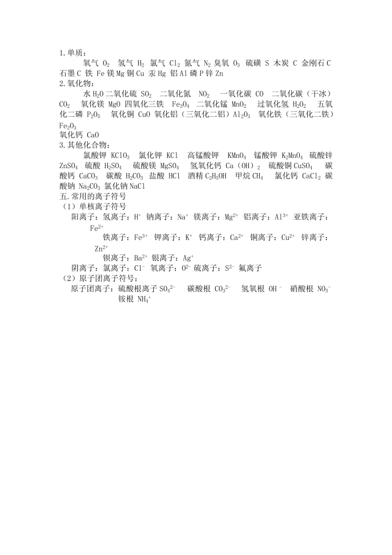 化学方程式和离子符号的总结.doc_第2页