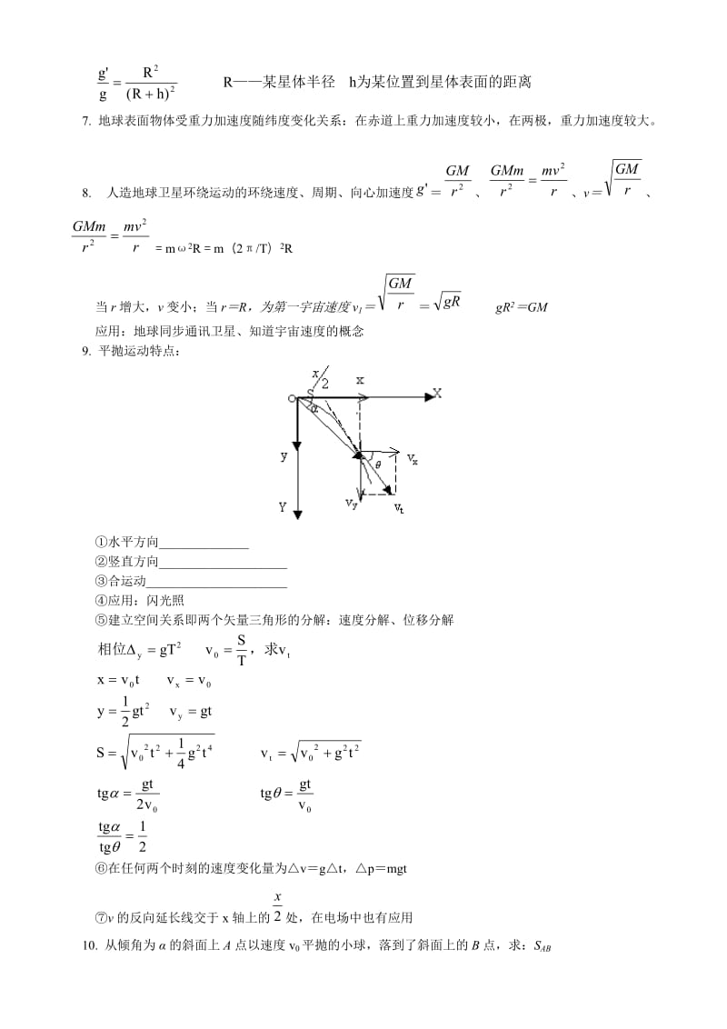 高考物理基本知识点总结(济宁大智资料).doc_第2页