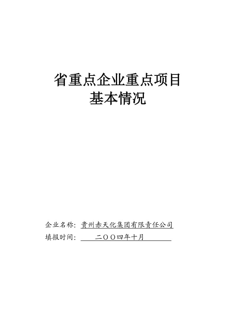 重点企业重点项目情况报告终稿(省经贸委).doc_第1页