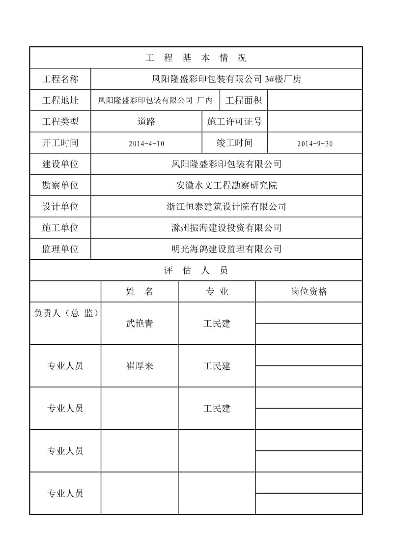 滁州市市政工程质量评估报告.doc_第3页