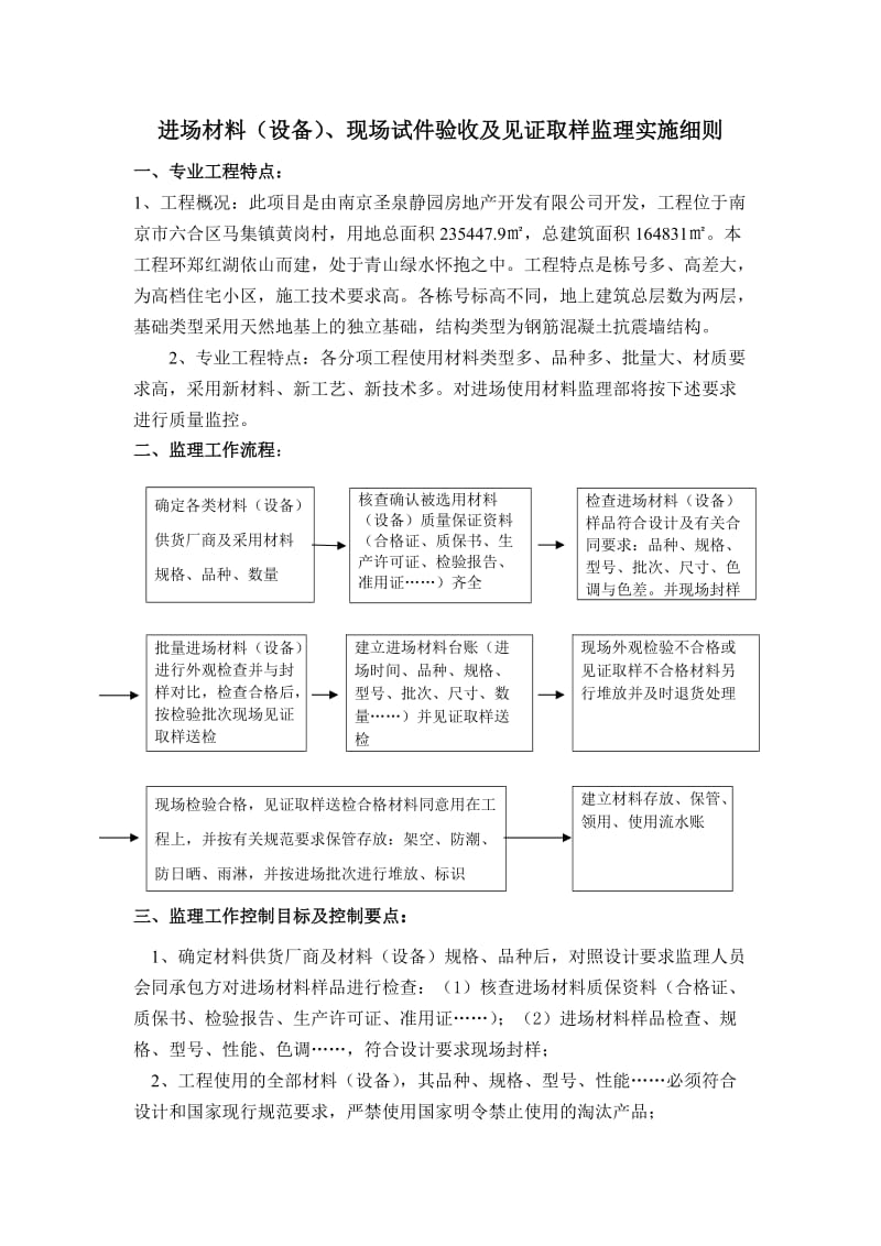 进场材料、现场试件验收及见证取样监理实施细则.doc_第2页