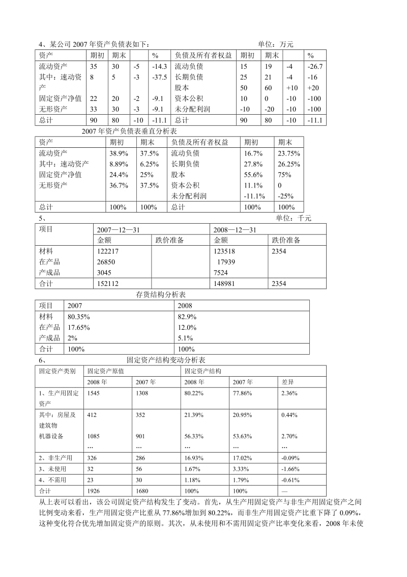 财务报告分析练习答案.doc_第3页