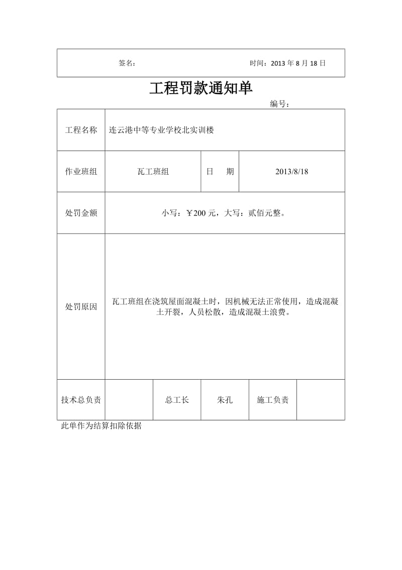 项目每日施工情况报告.doc_第2页