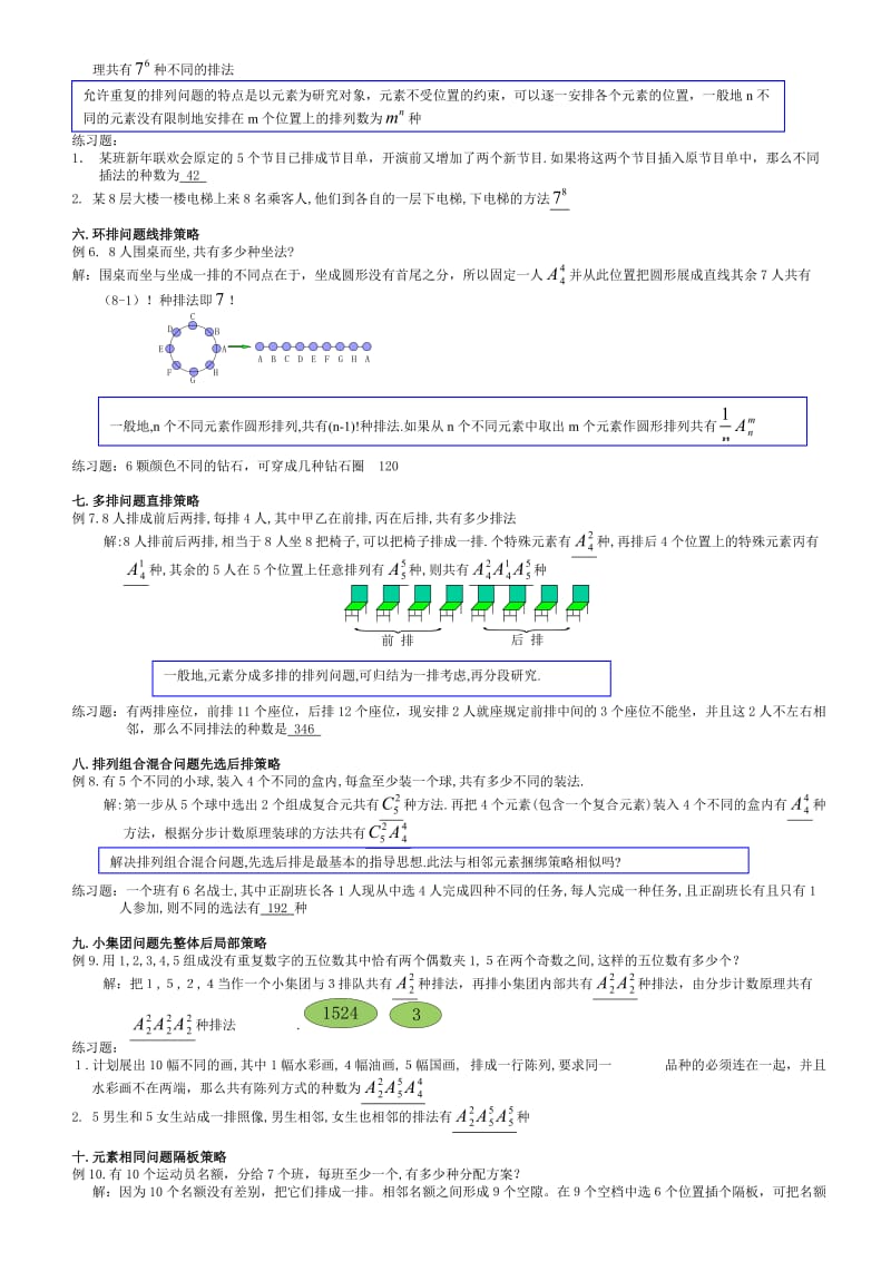 高中数学题型总结与易错点提示(排列组合).doc_第2页