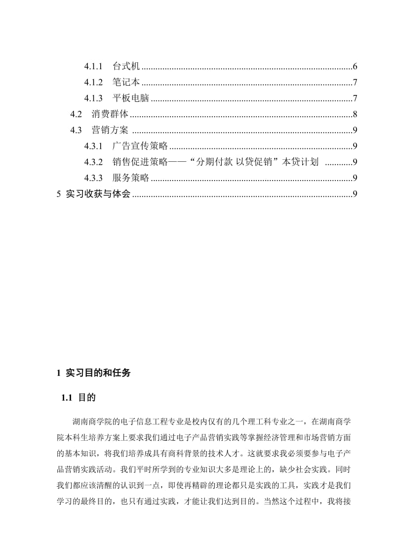 电子产品营销课程实习报告.doc_第2页