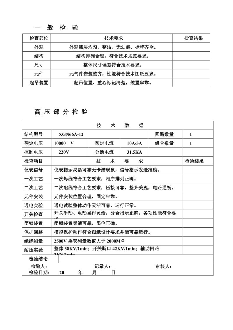 箱式变电站出厂检验报告.doc_第3页