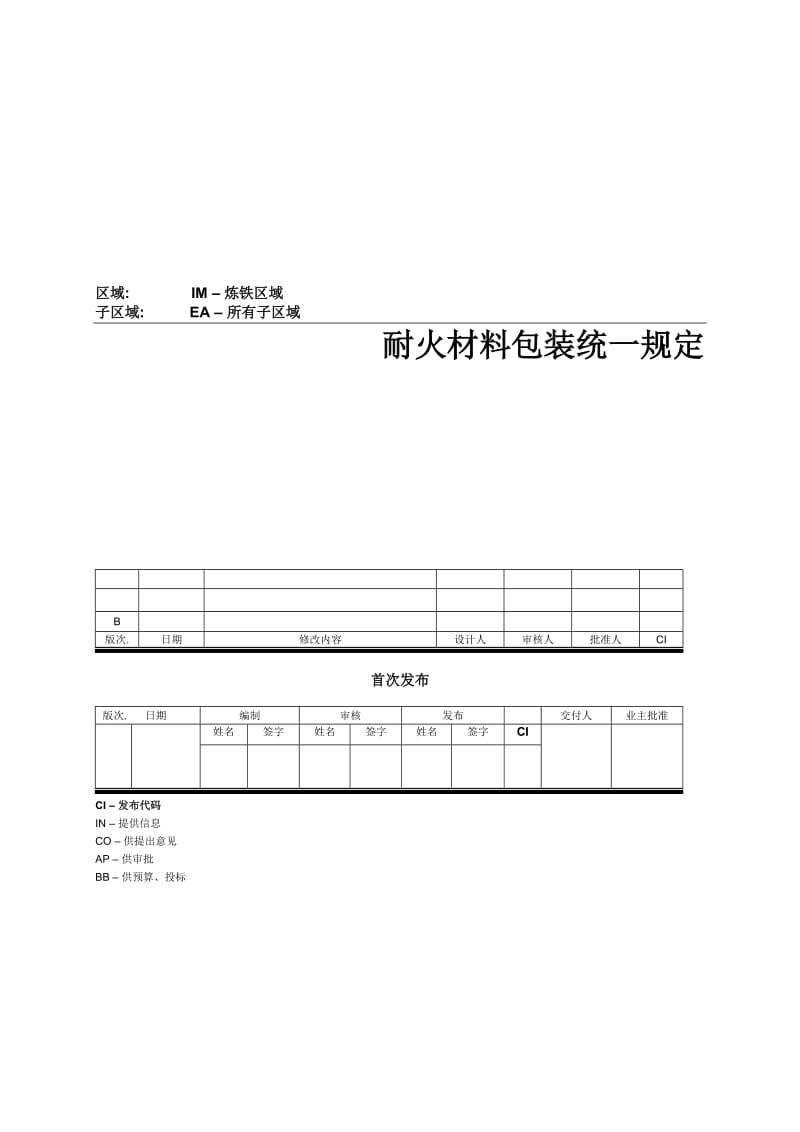 耐火材料包装统一规定.doc_第1页