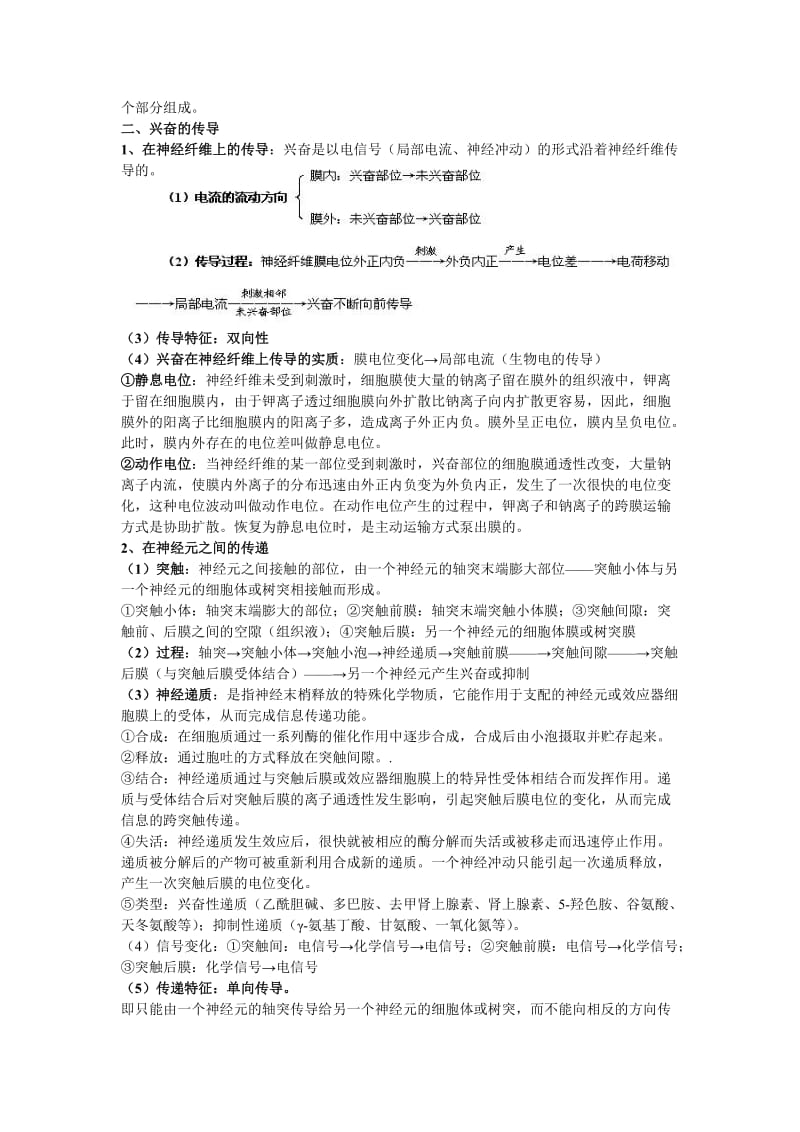 高中生物必修3环境与稳态期末复习知识点总结.doc_第3页