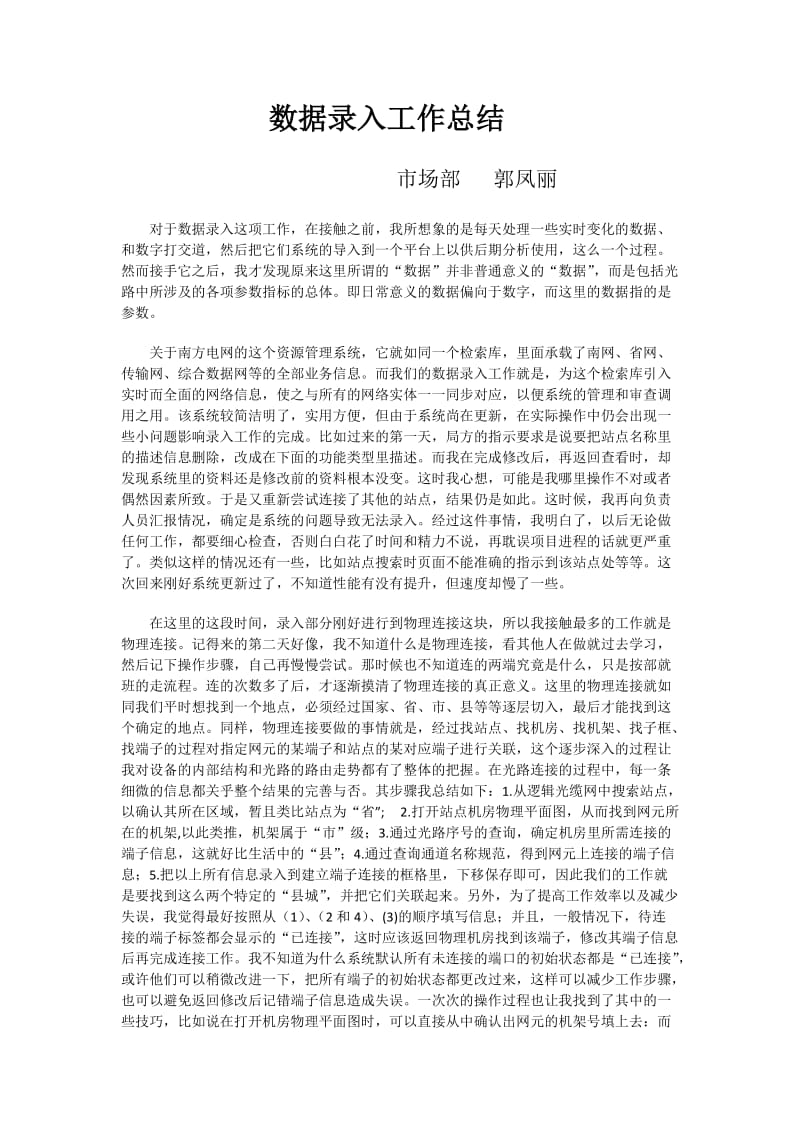 数据录入工作总结.docx_第1页