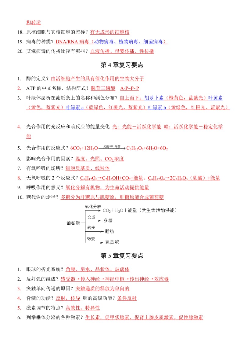 高中生物会考知识点详细总结.doc_第2页