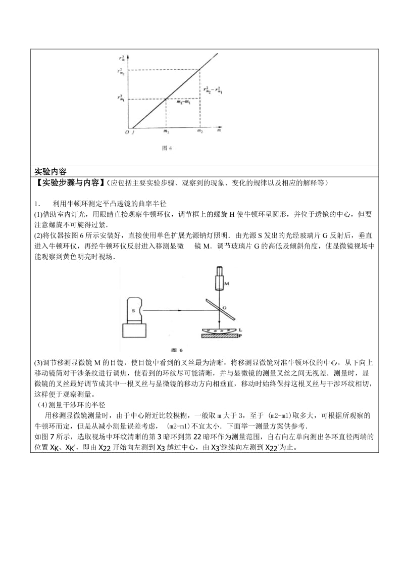 实验报告：牛顿环与劈尖干涉.doc_第3页