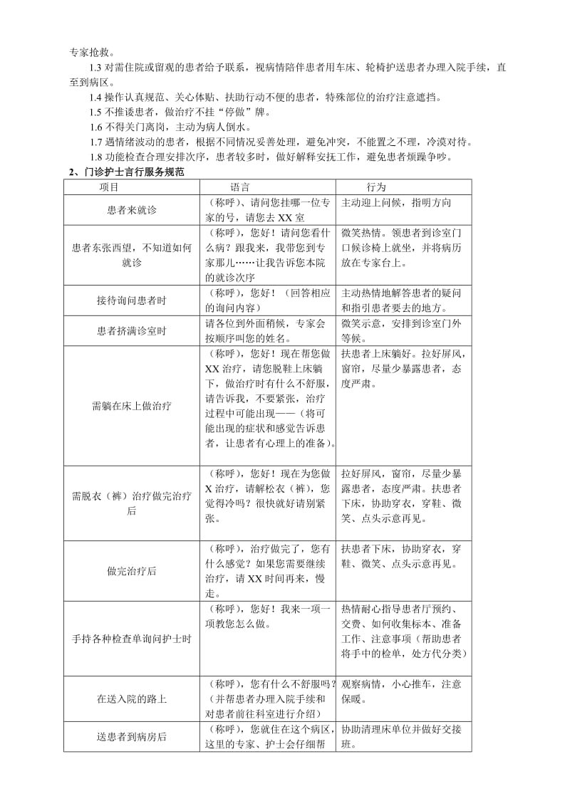 门诊优质服务规范.doc_第2页