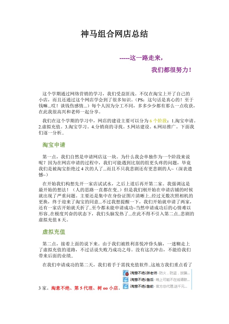 神马组合网店总结.doc_第1页