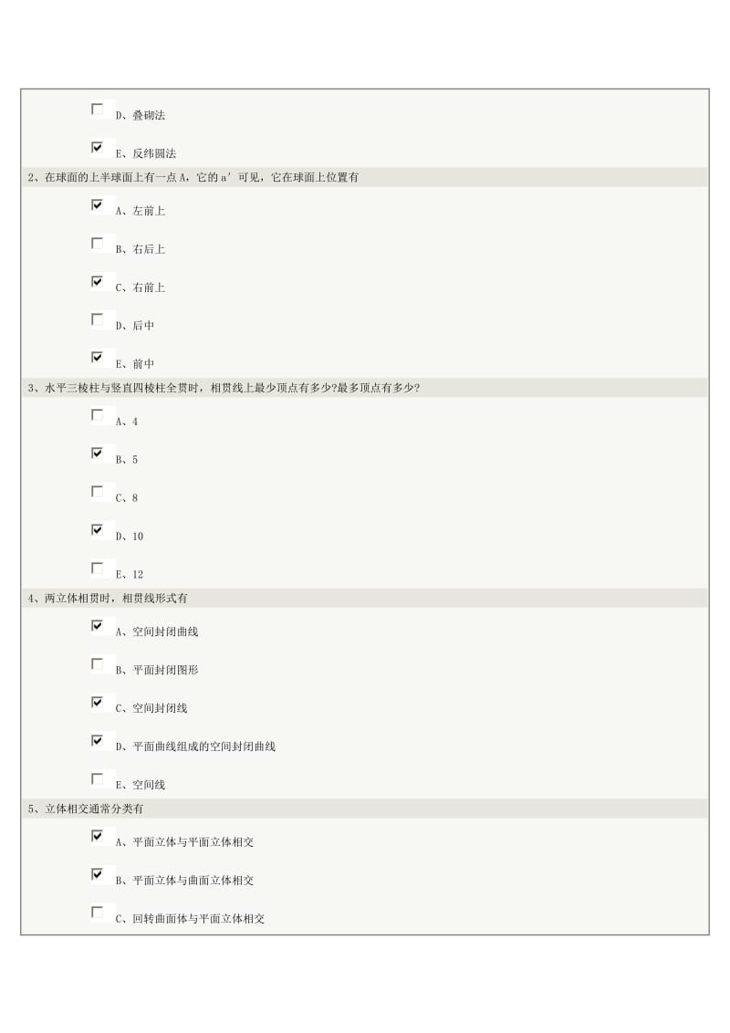 《建筑制图与识图》第03章在线测试.doc_第2页