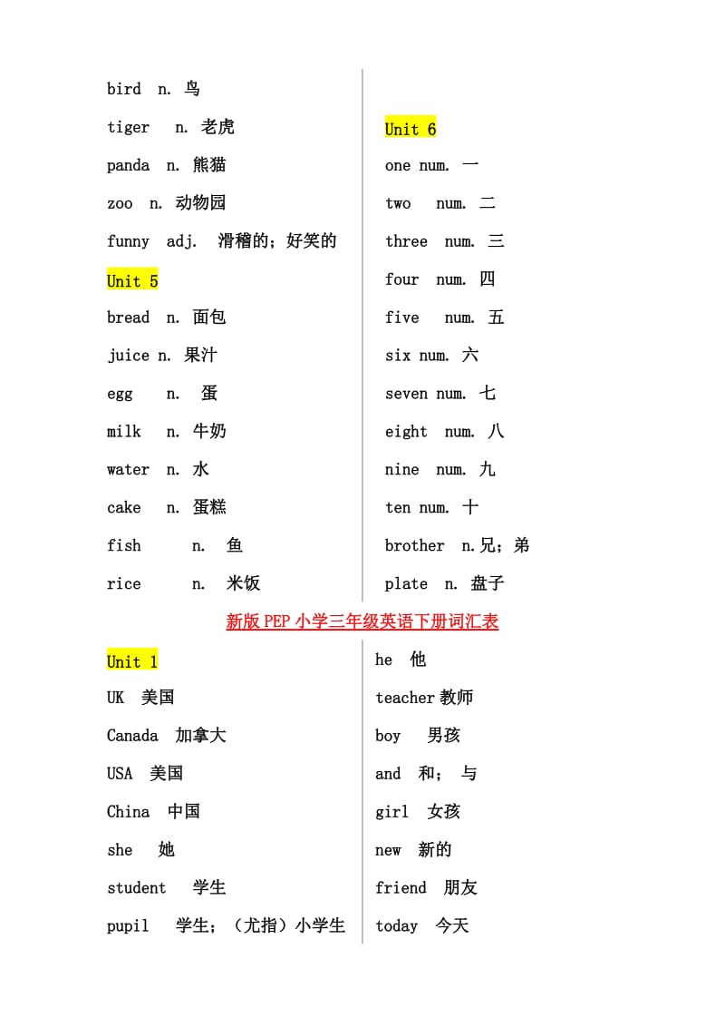 PEP小学英语单词表.doc_第2页