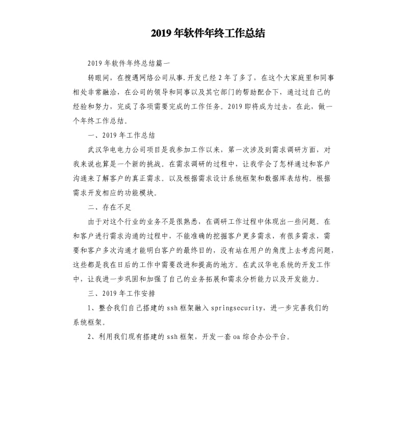 2019年软件年终工作总结.docx_第1页