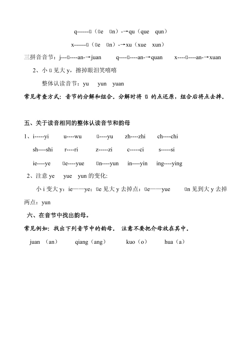 一年级汉语拼音复习提纲.doc_第3页