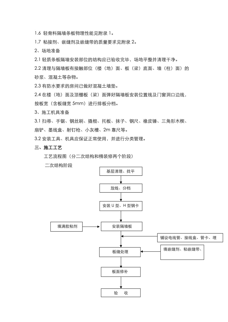 北京万科公司轻型条板隔墙施工指引(稿).doc_第3页