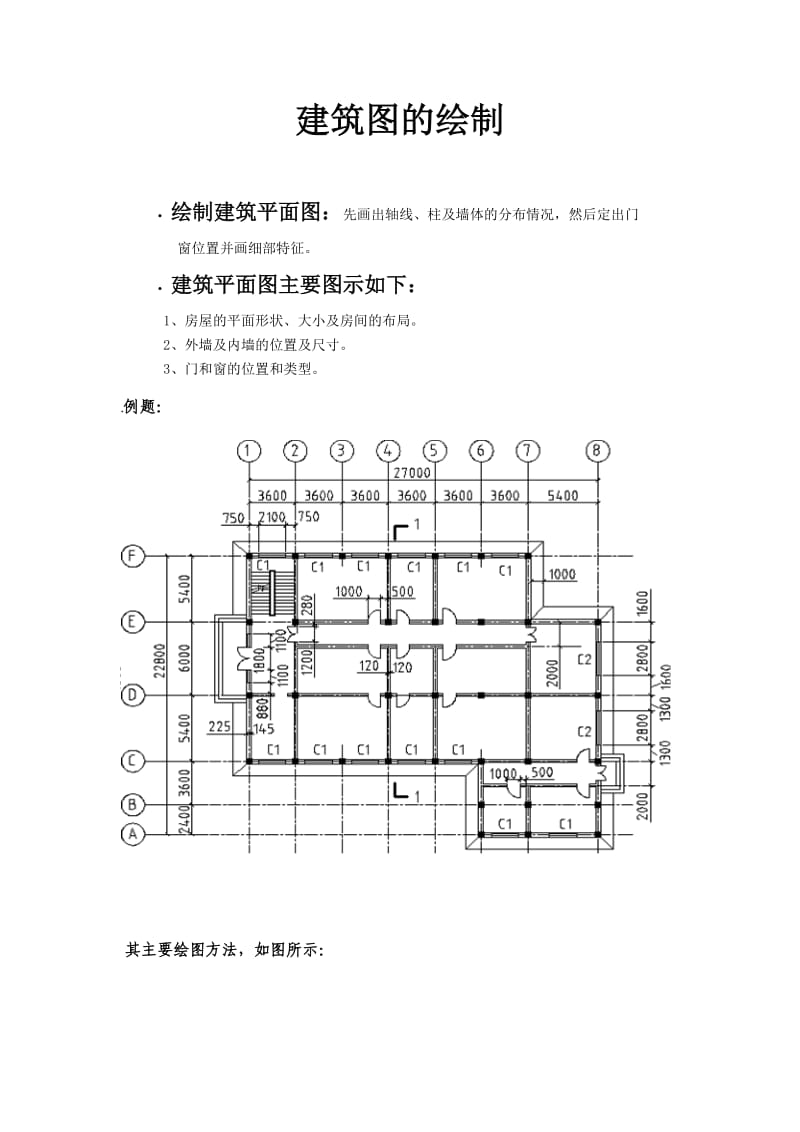 CAD建筑图的绘制.doc_第1页