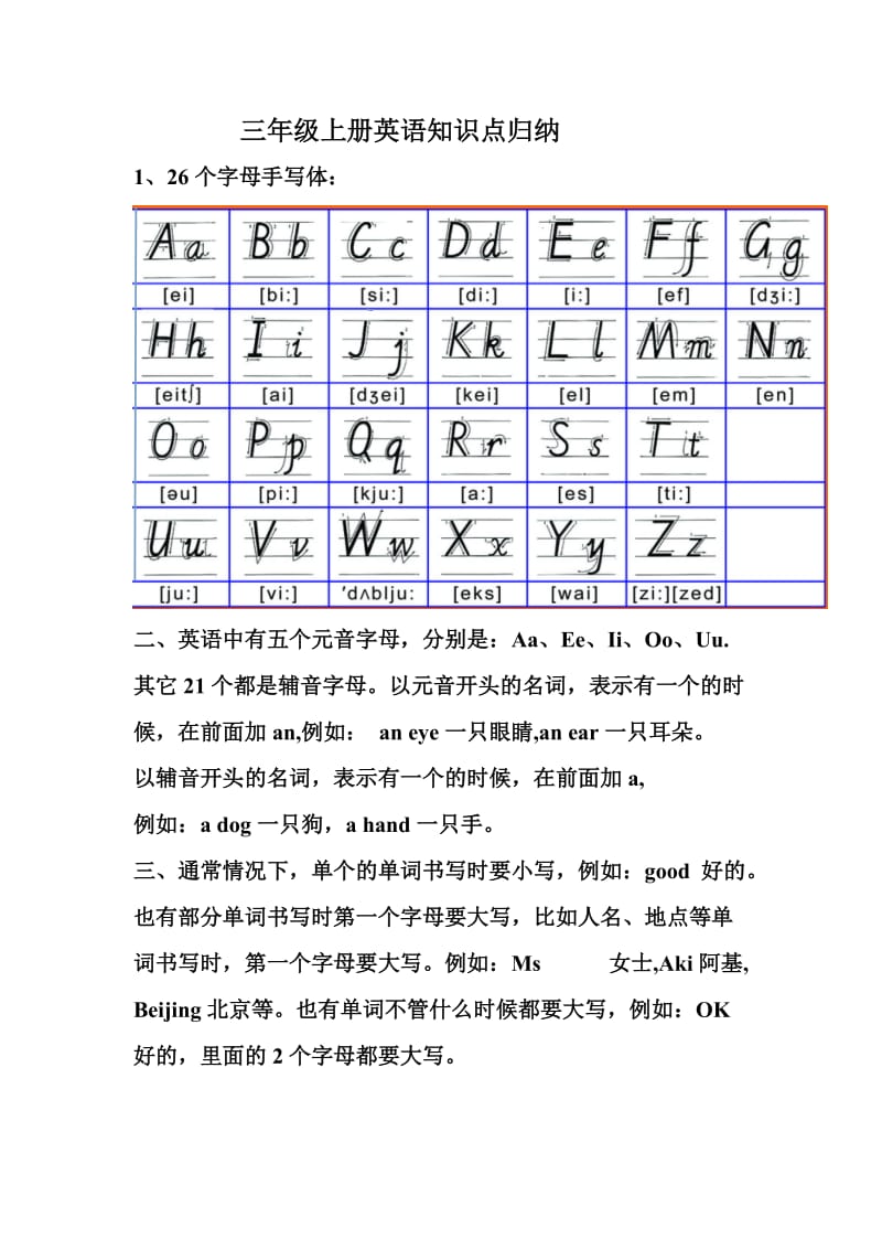 三年级上册英语知识点归纳.doc_第1页