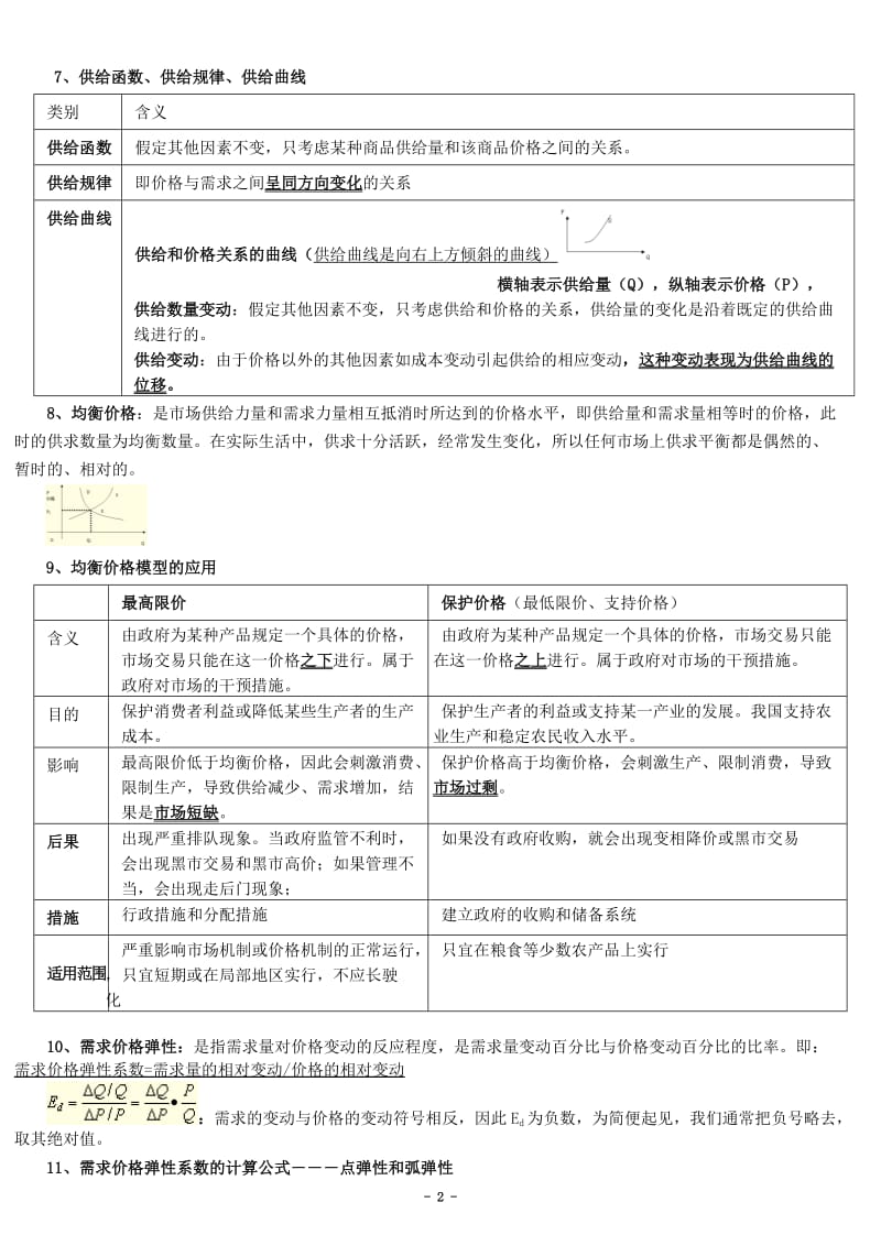 2018年中级经济师复习笔记经济基础知识(全面梳理版)_第2页