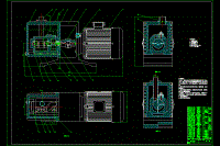 2XZ-4旋片式真空泵设计CAD图纸