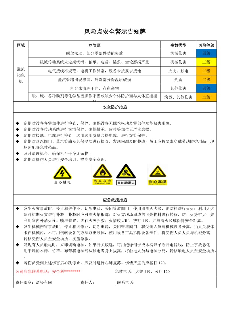 -风险点安全警示告知牌_第1页