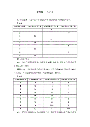 微觀經(jīng)濟4章-習(xí)題答案