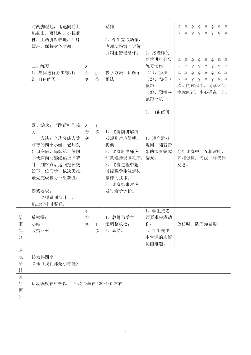 小学体育三年级立定跳远教案_第3页