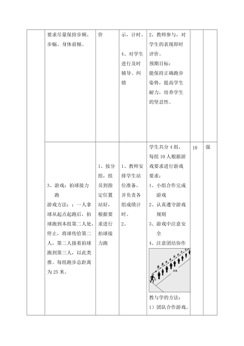 小学50米跑体育课教案_第3页