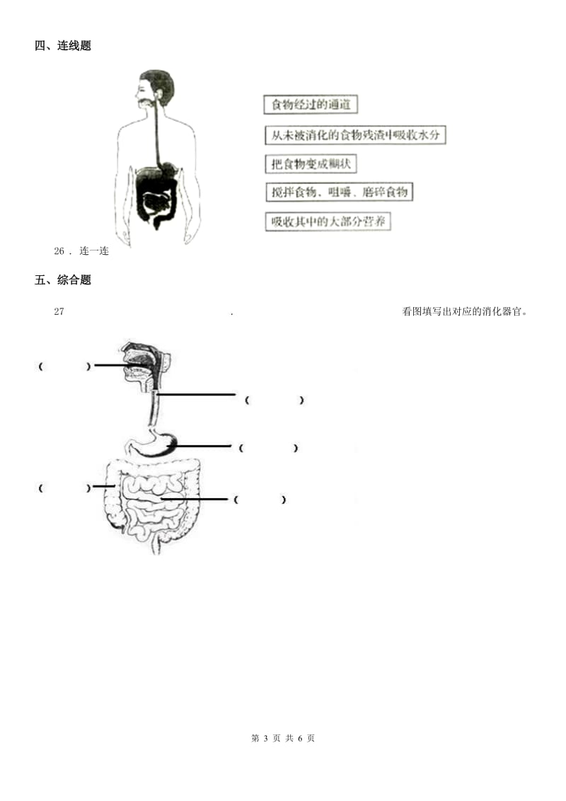 2019版教科版科学四年级上册第四单元测试卷C卷_第3页