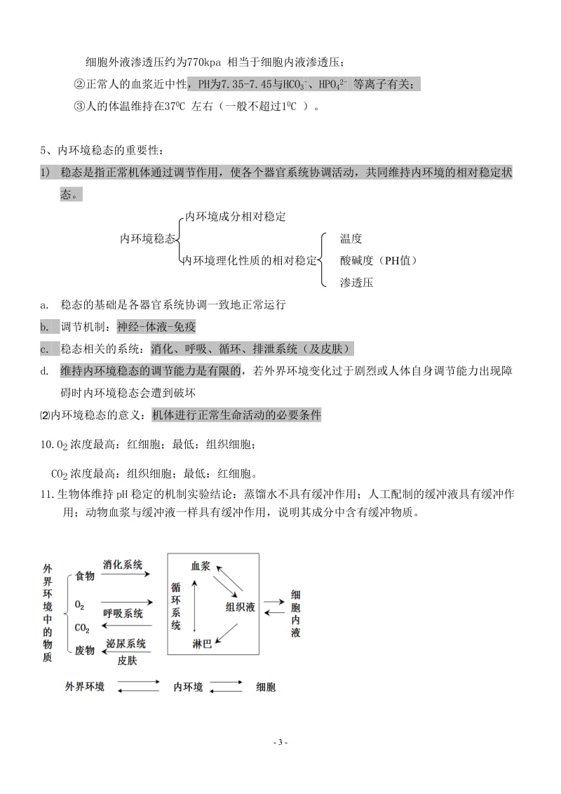 人教版高中生物必修三知识点超全面_第3页