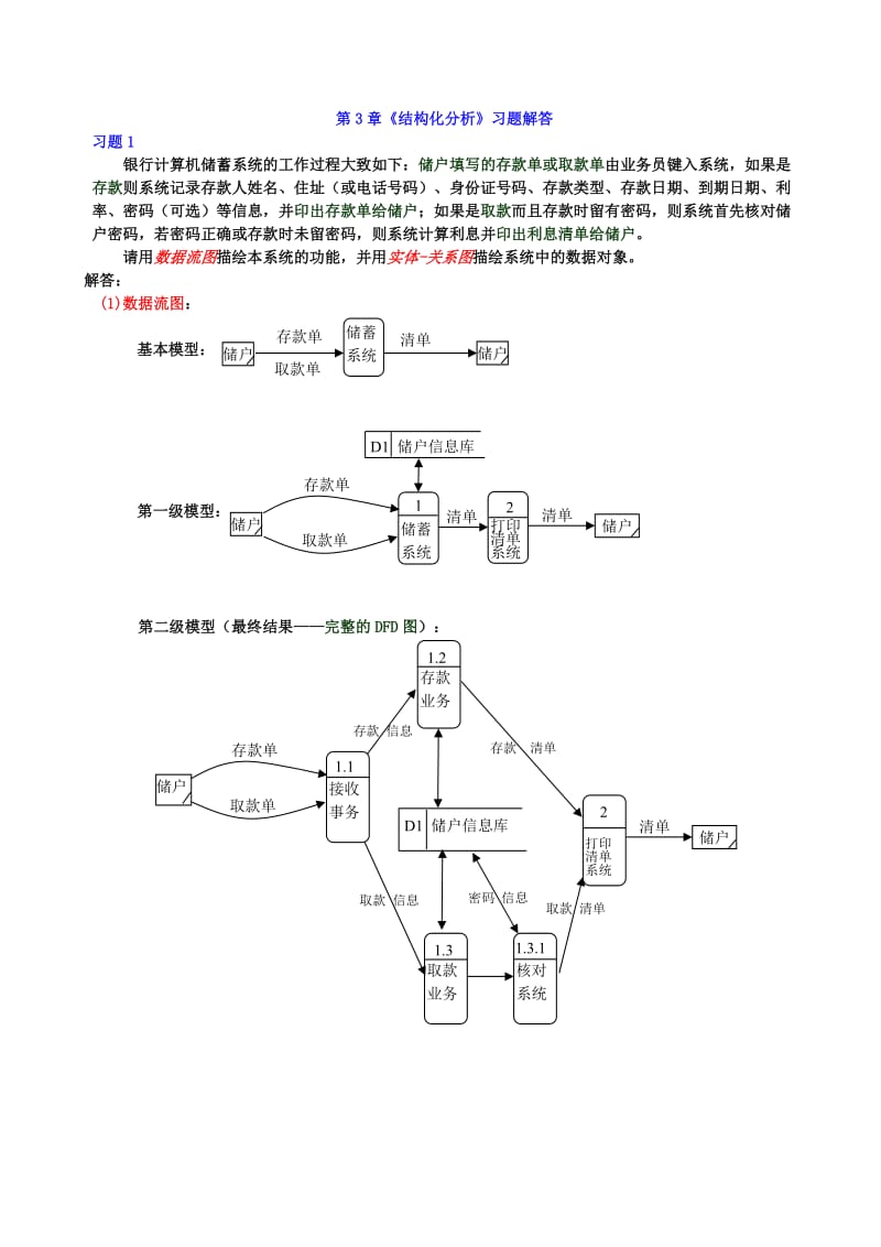 软件工程第3章习题解答_第1页