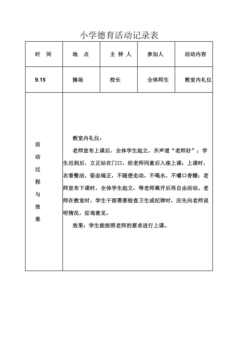 小学德育活动记录_第3页