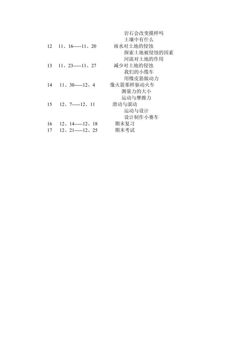 小学五年级科学上册教学计划_第3页