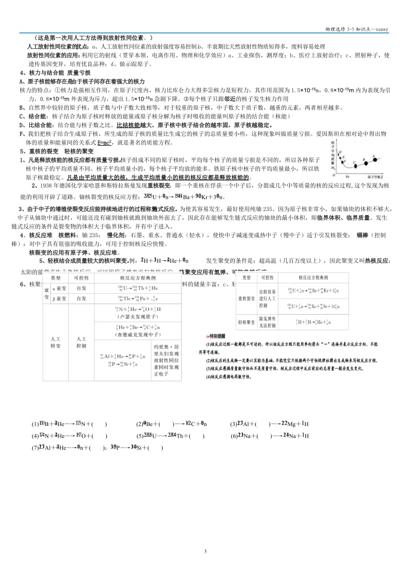 物理选修3-5知识点归纳_第3页