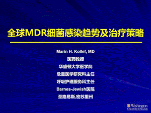 (中文)全球MDR细菌感染趋势及治疗策略-Kollef(终稿)