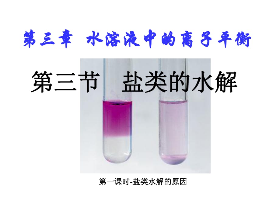 《鹽類水解》PPT課件_第1頁