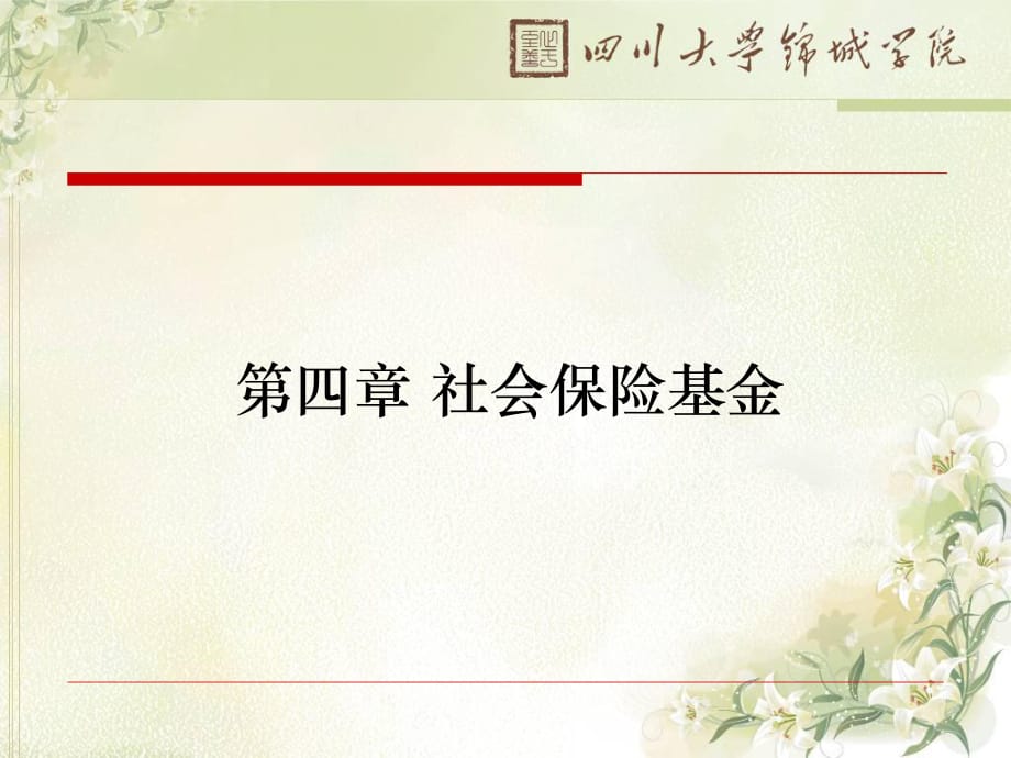 《社會(huì)保險(xiǎn)基金》PPT課件_第1頁