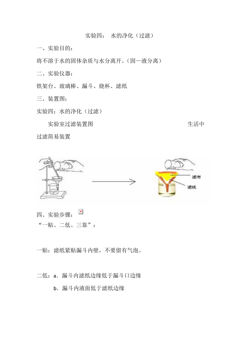 水的过滤实验_第1页