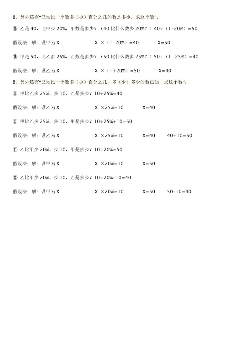 小学六年级百分数完整知识点_第3页