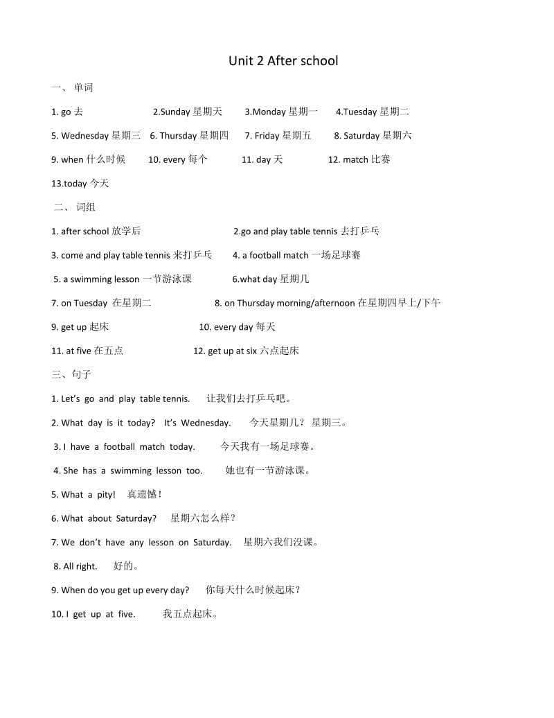 苏教版四年级下册英语归纳_第2页